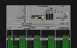 ProTracker ST atari screenshot